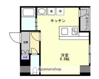 大手町ジョア【802号室】の間取り