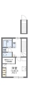 レオパレスJUN東野【201号室】の間取り