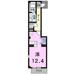 セレノ【105号室】の間取り