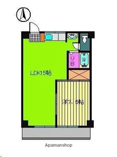 来住フラット【205号室】の間取り