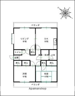 3DKの間取り画像