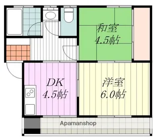 グレイスハナミズキ【2階】の間取り