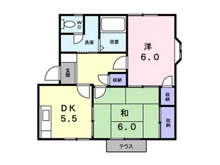 コーポフォレスト【1階】の間取り