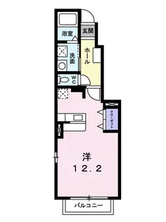 シトラスイン【103号室】の間取り