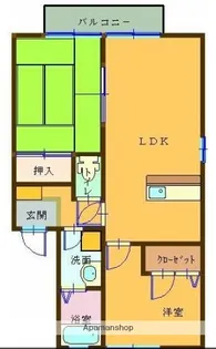 サンシャイン B【202号室】の間取り