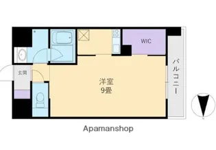 ルスト山越【208号室】の間取り