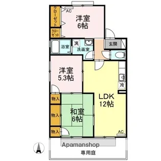 エスポワール34 B棟【1階】の間取り