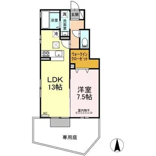 セジュール小坂 C棟【1階】の間取り