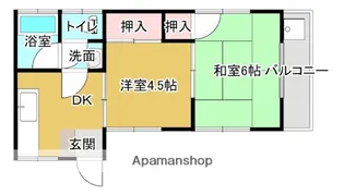 竹本アパート【1階】の間取り