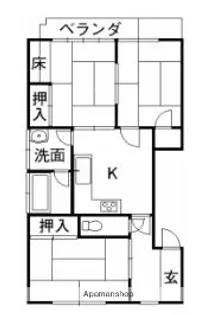 トーヨビル【3階】の間取り