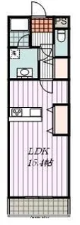 ライフ市坪【502号室】の間取り