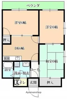 向井燃料ビル【3階】の間取り
