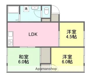 仙波ハイツⅡ【1階】の間取り