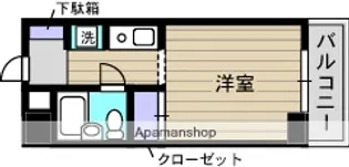 メゾン・ド・メール【402号室】の間取り