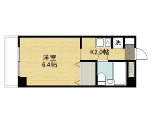 メゾン・ド・メール【406号室】の間取り