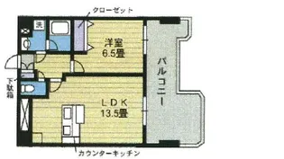 プレセランス・道後【904号室】の間取り