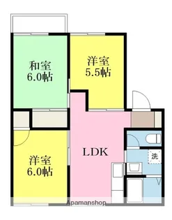 フローラル和泉B棟【2階】の間取り