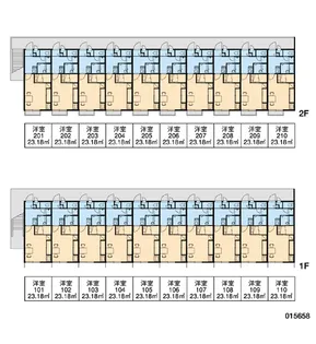 レオパレスアビタシオン【206号室】の間取り