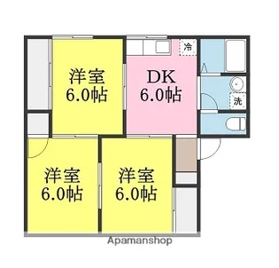 ガーデンハイツ G棟【201号室】の間取り
