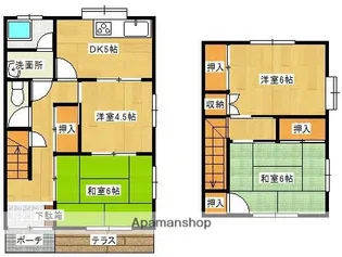 愛媛県松山市山西町【一戸建】の間取り