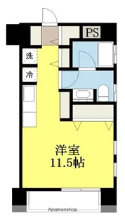 QUINZE LIEU(カーンズリュー)【401号室】の間取り