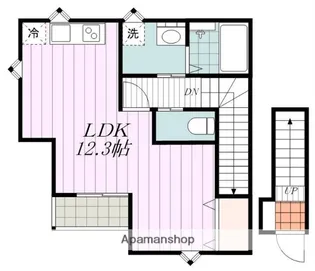 ディライト御幸【201号室】の間取り
