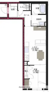 PONTEもりまつ【101号室】の間取り