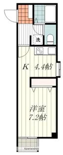 FOUNTAIN【206号室】の間取り