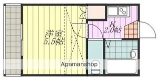 レジデンス南斎院【103号室】の間取り
