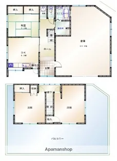 愛媛県伊予郡砥部町原町【一戸建】の間取り