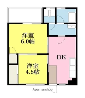 祝谷ビル【4階】の間取り