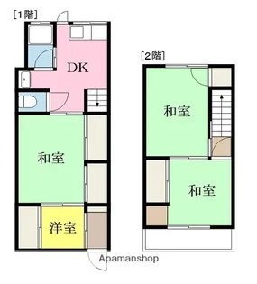 愛媛県松山市此花町【一戸建】の間取り
