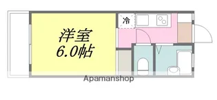 西影マンション【1階】の間取り