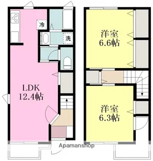 シャン・マンダリーヌA棟【1階】の間取り