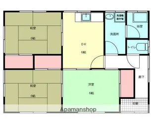 愛媛県松山市余戸東3丁目【一戸建】の間取り