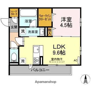 フェリエⅥ【3階】の間取り