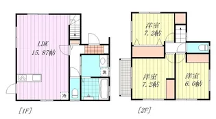 愛媛県松山市和気町2丁目【一戸建】の間取り
