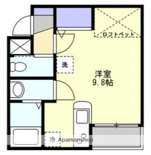 アルト生石【307号室】の間取り