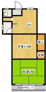 魚庄ビル【33号室】の間取り