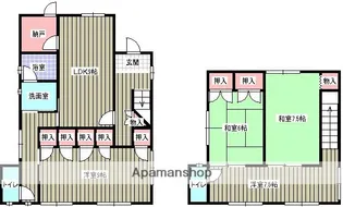 愛媛県松山市高浜町4丁目【一戸建】の間取り