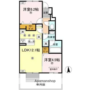 D-room SachiⅢ【1階】の間取り