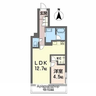 シャーメゾン萱町【2階】の間取り