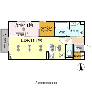 Maison Blanche【1階】の間取り