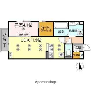 Maison Blanche【2階】の間取り