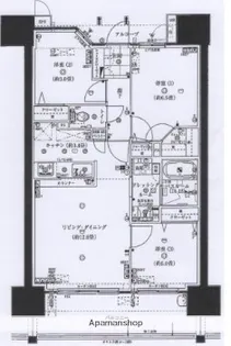 サーパス東石井レジデンス【1002号室】の間取り