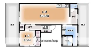 リッツハウス高砂【5F号室】の間取り