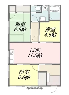 コーポOKAZAKI【201号室】の間取り