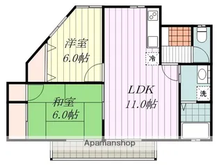 ステージ岡田【1階】の間取り