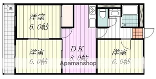 豊島マンション【203号室】の間取り