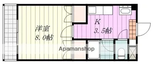 ダイヤモンドベイ余戸2【410号室】の間取り